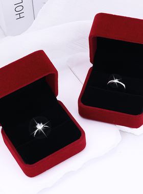 仿真婚戒对戒结婚一对婚礼现场用道具情侣戒指男女假钻戒交换仪式