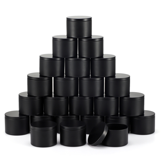 Aromatherapy candle jar 8 oz diy handmade 190g empty jar tinplate coffee bean powder tea leaf jewelry jar