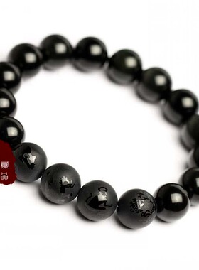 2026年黑曜石猴鼠龙宝运阵手链申子辰三合三奇秘法贵神手链