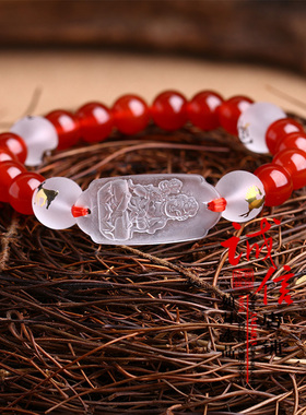 2026年属马三合六合大势至菩萨本命佛赤炎耀午手链