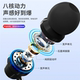 Wired earphones in-ear heavy bass national karaoke high-quality subwoofer suitable for round holes and flat holes mobile phones and computers Wired earphones in-ear heavy bass national karaoke high-quality subwoofer suitable for round holes and flat holes mobile phones and computers