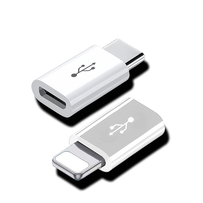 安卓micro母转适用iphone苹果lightning转接头Type-c公转母数据线转换器充电宝C口传输tapc快充usb转接口闪充 - 图3