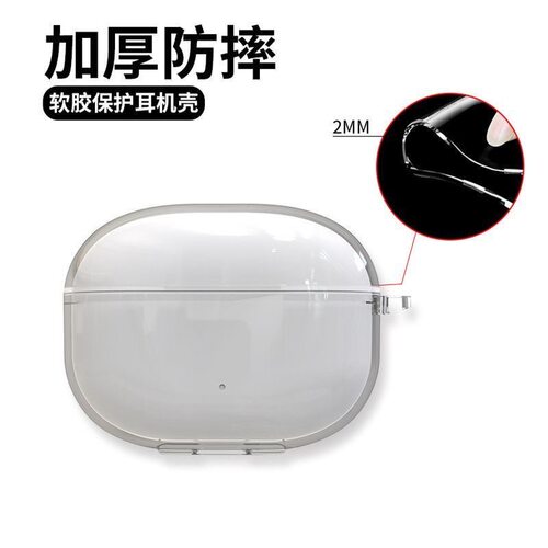 适用IQOO Tws 5保护套vivo tws5蓝牙耳机保护壳透明vivotws5Hi-Fi硅胶iqootws5全包防摔充电仓盒挂绳TPU软套 - 图3