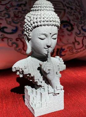 泉州文创无相摆件无相禅衣禅意摆件办公茶几假山禅意摆件