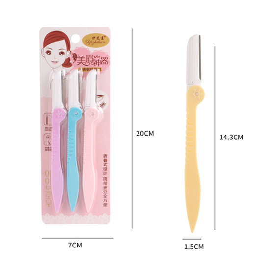 Safety Folding Eyebrow Trimmer for Men and Women Beginner Professional Makeup Artist Beauty Salon
