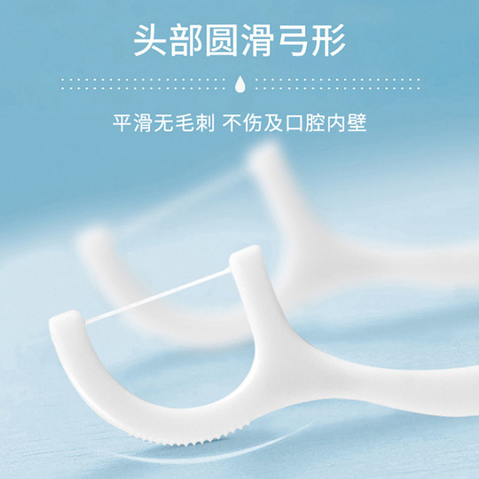 Xiaozhu disposable dental floss stick for household flossing and hygiene