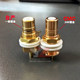 Original authentic American brand CMC816u oxygen-free copper plated 24K gold fever RCA socket engraved gold-plated terminal
