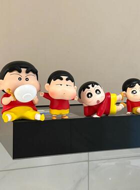 【新家的100个快递】蜡笔小新摆件桌面玄关客厅装饰可爱家居好物