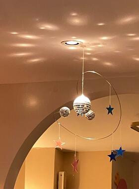 新家的100个快递 | 星星夜空反光挂饰房间装饰diy玄关客厅摆件