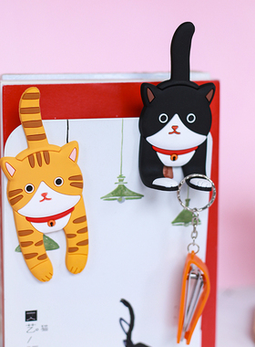 猫咪冰箱贴免打孔挂钩