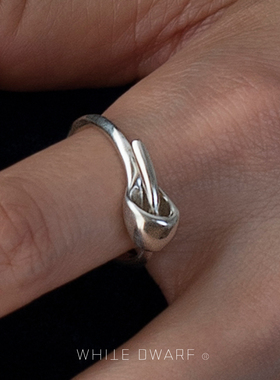 白矮星女925银原创设计戒指包邮