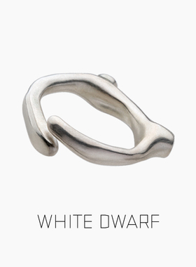 不规则戒指WHITEDWARF银设计感
