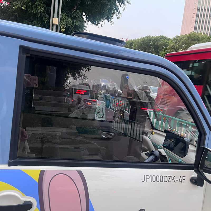 贴膜适用开瑞优优海豚EV江豚E5E7E6防爆膜隔热玻璃膜车窗太阳膜 - 图2