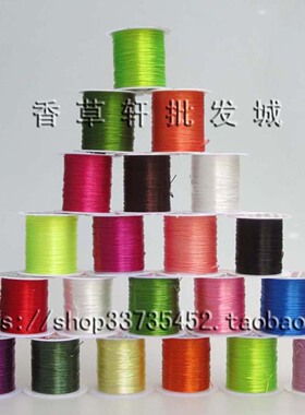 手工diy材料线扁形白色大红弹力