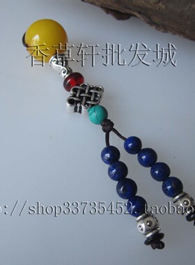 佛塔牛皮背云中国结金刚杵