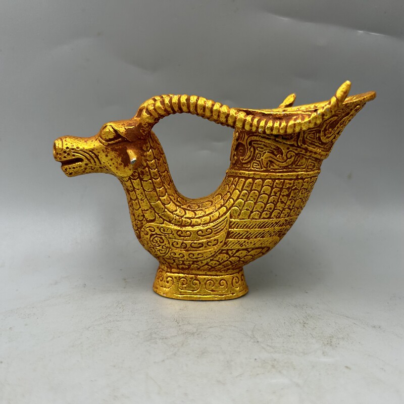 Free shipping of antiques and miscellaneous items, Tang Dynasty wine cups, zodiac sheep zodiac ornaments, home ornaments, no copperware allowed