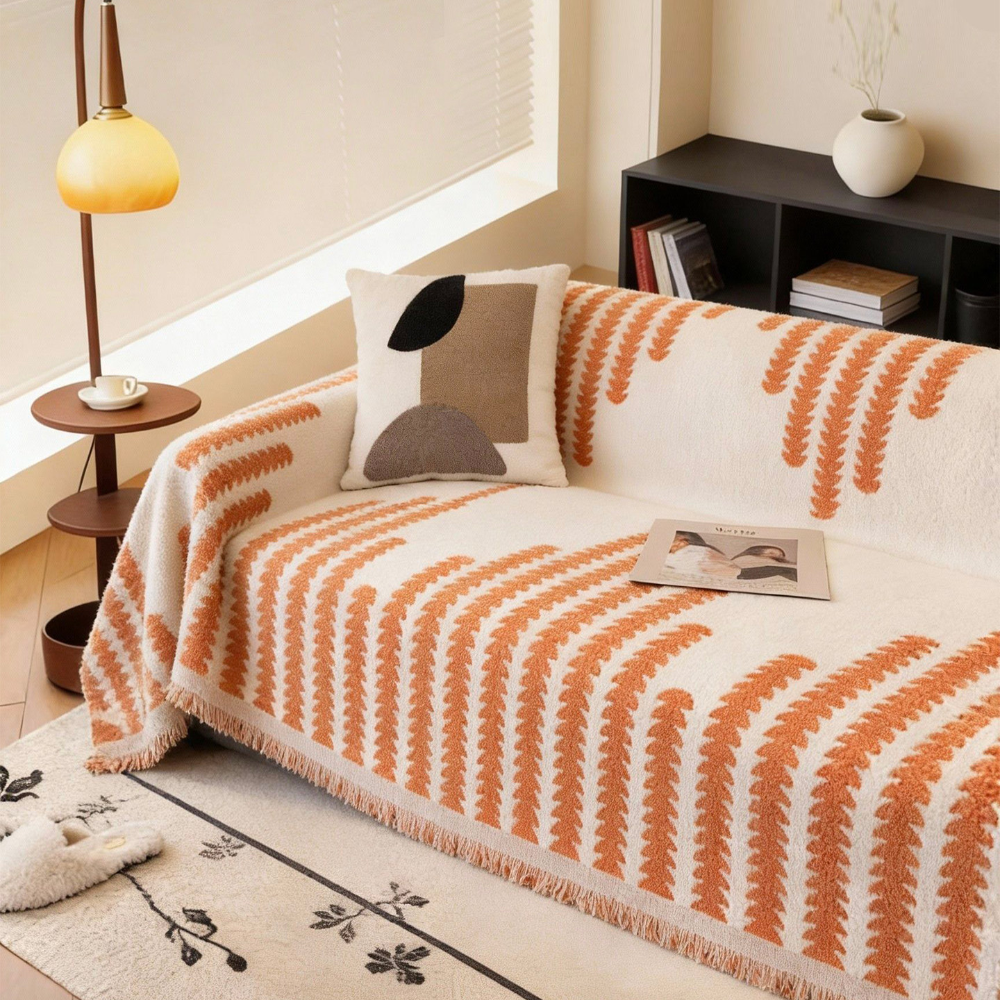 新款2025沙发盖布四季通用法式奶油风沙发巾固定防滑沙发垫布套罩,淘宝优惠券,粉丝福利购,淘宝优惠卷