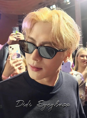 王嘉尔同款gm墨镜男款潮痞帅复古高级感小框猫眼太阳眼镜防紫外线