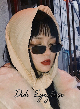 墨镜男生潮流ins长方形蹦迪酷