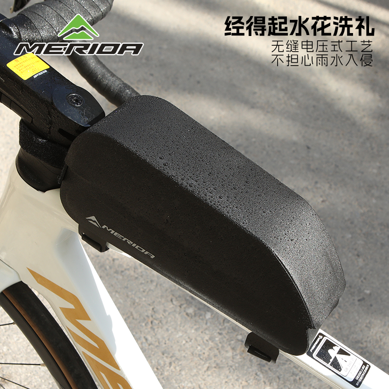 美利达山地自行车通用前梁包公路车多功能上管包防雨包骑行装备 - 图2