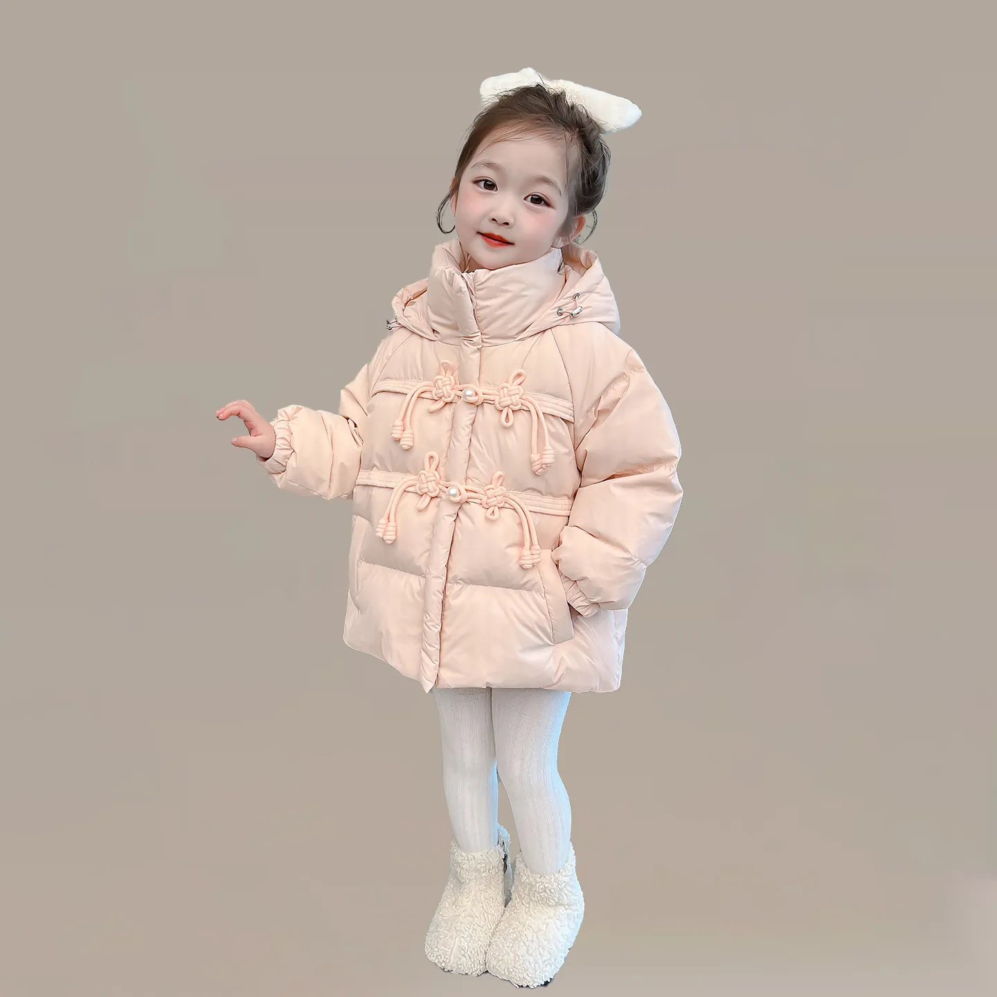 女童冬季羽绒服2025新款宝宝冬装棉衣白鸭绒童装女孩外套儿童棉服,淘宝优惠券,粉丝福利购,淘宝优惠卷