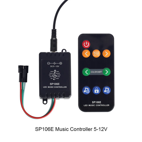 WS2812B幻彩控制器SP106E/SP107E/SP108E/SP110E系列蓝牙全彩控制 - 图2