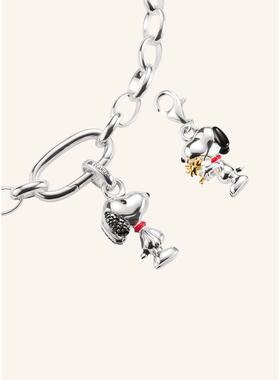 代购thomas sabo女士吊坠精致可爱时尚经典925银红色项圈