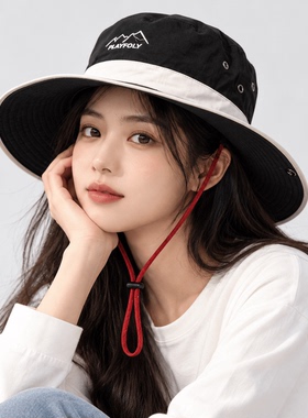 显脸小防晒渔夫帽百搭