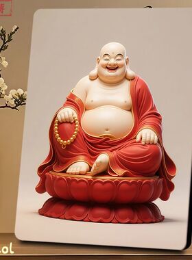 弥勒佛大肚笑口常开福气自