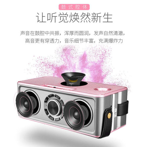 索爱S18 蓝牙音箱无线户外便携大音量高音质重低音炮3d环绕小音响 - 图0
