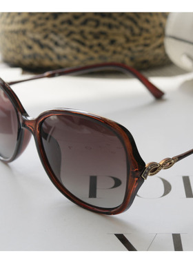 太阳镜 女潮2021新款明星款墨镜圆脸个性长脸偏光太阳眼镜色