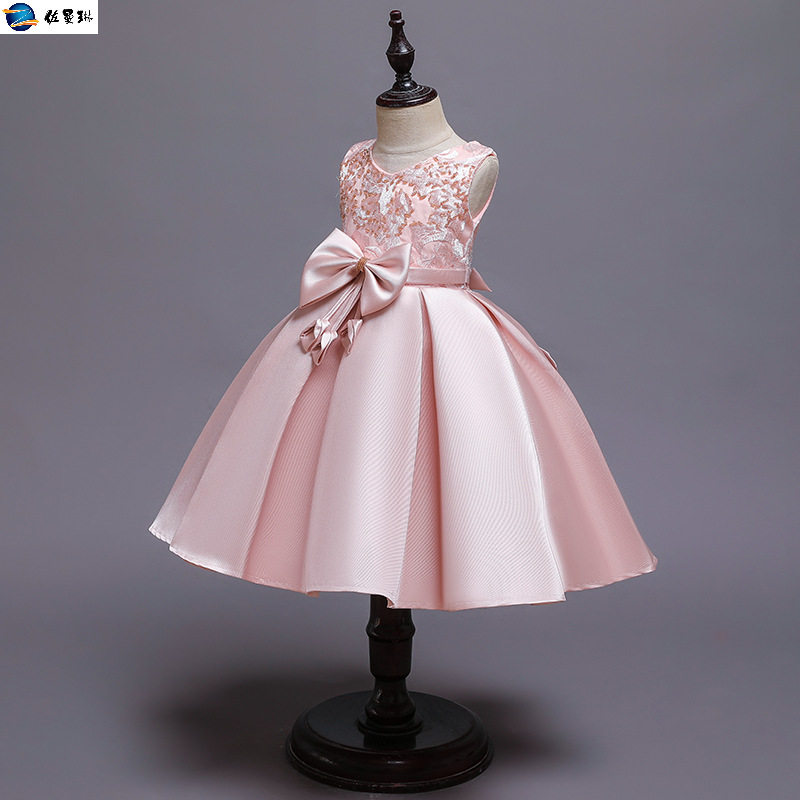 时尚高档儿童婚纱生日走秀演出服 佐曼琳连衣裙