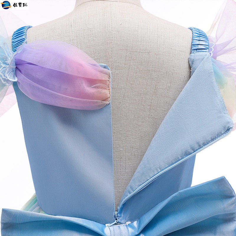 女童灰姑娘米奇圣诞节礼服连衣裙 佐曼琳连衣裙