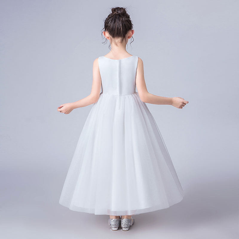 儿童公主裙新款花童主持人演出服 佐曼琳连衣裙