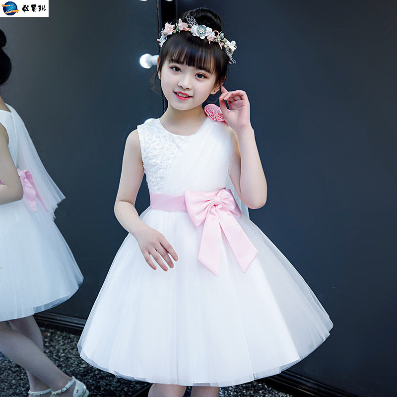 高端儿童公主裙花童女童小秋演出服 佐曼琳连衣裙
