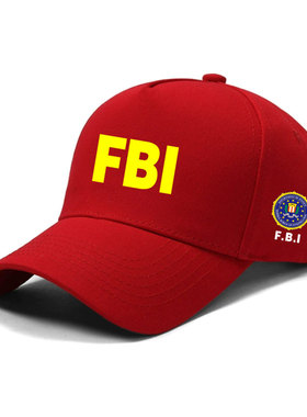 FBI联邦调查局CIA中央情报局美剧电影同款遮阳棒球帽子男女鸭舌帽