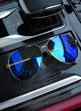 飞行员偏光太阳眼镜男钓鱼开车专用驾驶日夜两用变色墨镜新款骑行