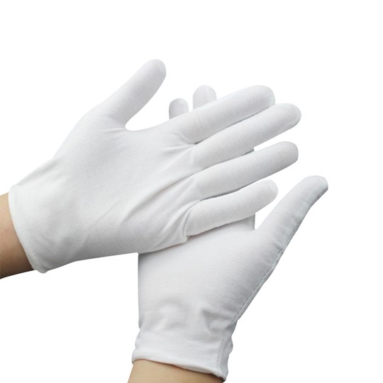 White gloves ceremonial elastic thickened toy unisex