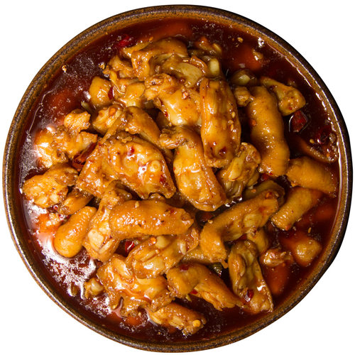 四川特产冷吃麻辣鸡脚筋即食熟食无骨肉类卤味下酒小零食解馋120g - 图3