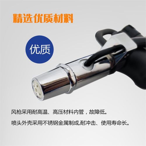 离子风枪人工手动静电消除器ZST-302B除尘气枪静电除尘风枪包邮 - 图1