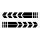 Electric vehicle sticker personalized pull pattern front fender reflective