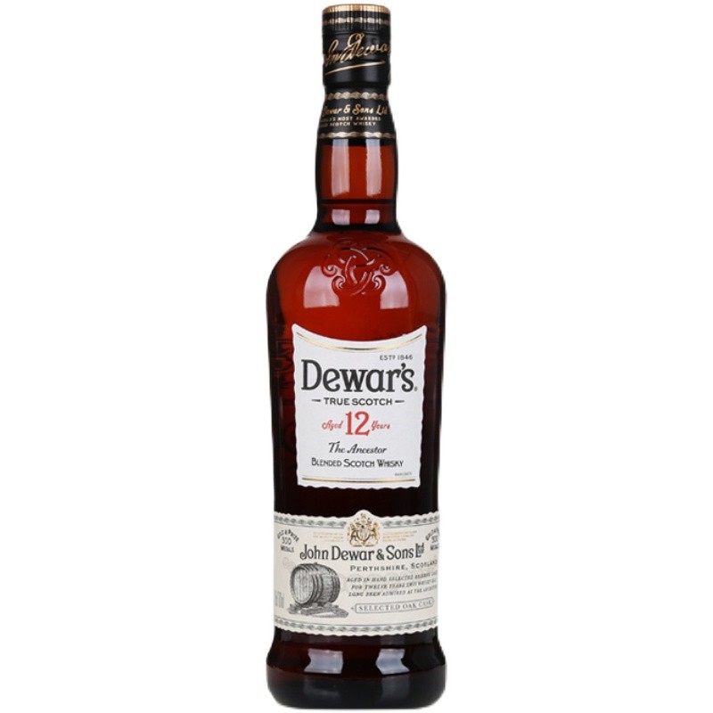 正品洋酒 Dewar's 12 Year Old帝王12年调配苏格兰威士忌-图3