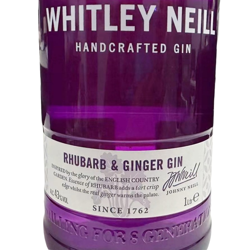 惠特利尼尔干姜金酒WHITLEY NEILL RHUBARB GINGER GIN杜松子1L装 - 图1