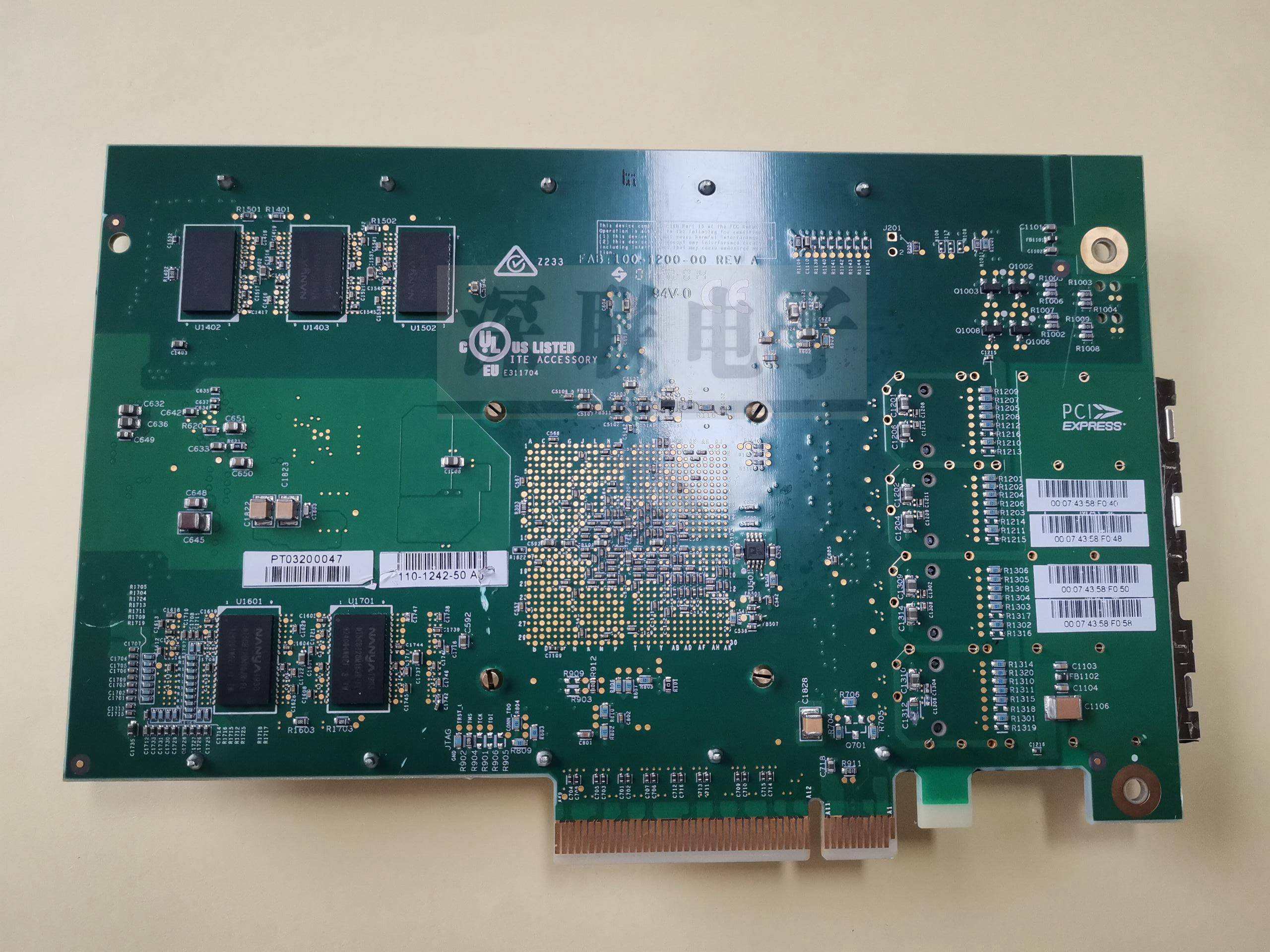 dell 戴尔 chelsio t540-cr 四核端口 10 gb 网卡 p61wm