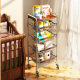 Baby supplies feeding table storage cabinet bedside storage rack care cart mobile bottle storage rack food supplement rack