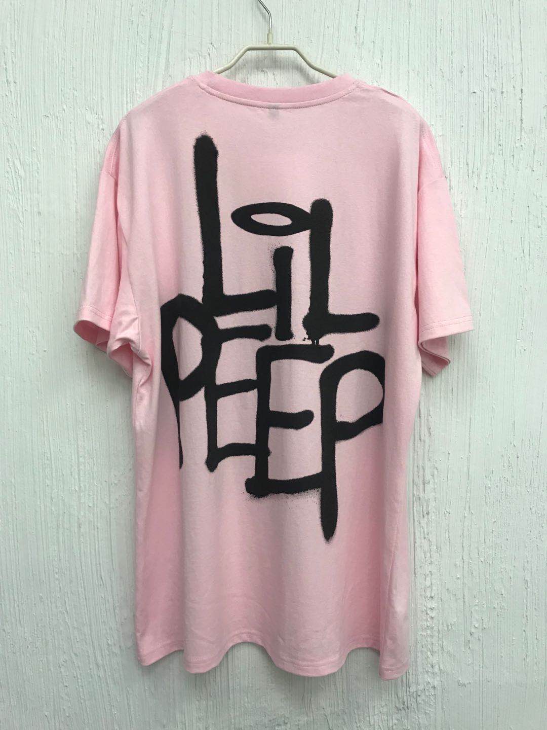 【现货】PINK LILPEEP SUS BOY TEE SHIRT短袖体恤OVERSIZE潮牌-图2