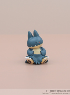 萌宝系列睡眠可达鸭大卡比摆件