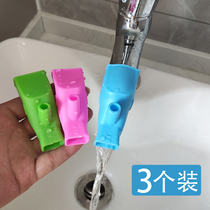 Silicone tap extension connector Water Guide Tank Splash Water Diversion for water nozzle Childrens baby Handwashing machine