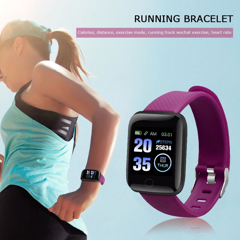 Heart Rate Monitor Sport Watch Fitness Step Counter Smart Br - 图3