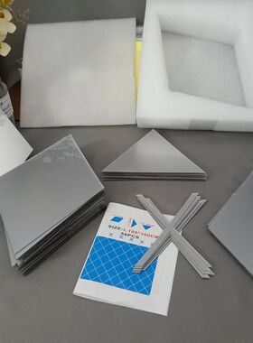10/17/32/58pcs 3D Mirror Stickers Acrylic Triangles Self-adh